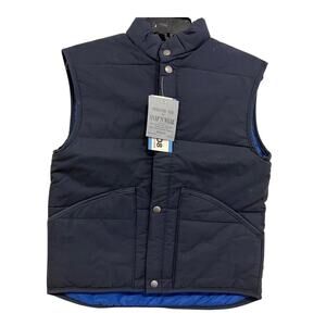 Vintage Dacron 80's/90's Snap 'N' Wear Mens USA Quilted Insulated Vest Size XS